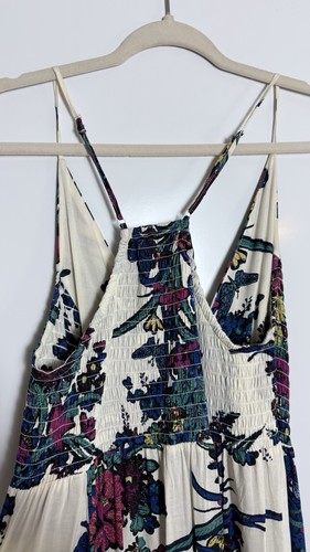Maxi Vestido Bohemio Multicolor FREE PEOPLE "Through The Vine" L - Imagen 7 de 9