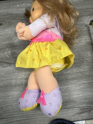 Katie Kiss n Giggle CAP TOYS INC 1993 VINTAGE PLUSH TOY DOLL Blue Eyes - Picture 12 of 18