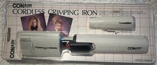 Vintage 1980's Conair Cordless Hair Crimping Iron Crimper w/ ThermaCell  Open