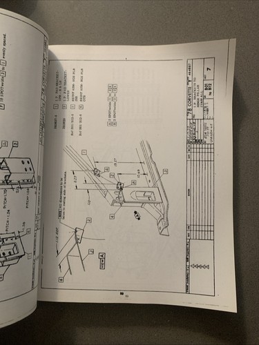 1978 Chevrolet Corvette Factory Assembly Manual 78 Chevy - Picture 3 of 6
