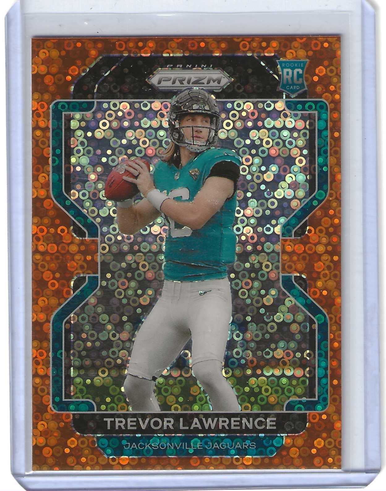 2021 Prizm Trevor Lawrence Orange Disco RC #331