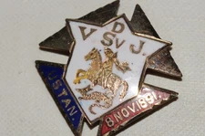D Sv J. USTAN 8 Nov. 1891 Fraternal Organization Lapel /Hat Pin Salesman Sample*