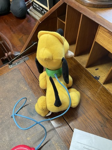 walk n wag pluto telecomando guinzaglio cane disney mattel 1999 vintage retrò giocattolo bambini - Foto 16 di 17