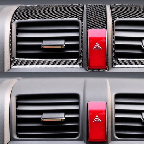 Carbon Fiber Center Control Air Condition Outlet Vent Cover For Honda CR-V 07-11 - Picture 8 of 13