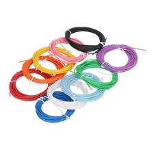 5m 10 Color 3D Pen PCL Filament Refill 1.75mm Low Temperature Bright 3D