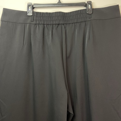 Pantaloni donna Halara taglia 2X neri gamba larga pantaloni pull on elasticizzati da lavoro - Foto 6 di 8