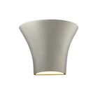 Justice Design Group CER-8810-LED1-1000 Ambiance 2 Light 7" Tall - Beige