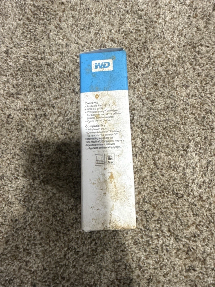 Brand New Sealed WD - Easystore 2TB External USB 3.0 Portable Hard Drive - Black - Image 2 of 4