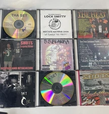 Rare Lot Of Obscure Gangsta Hood Rap Hip Hop Mixtape CDs Street Dream Shots