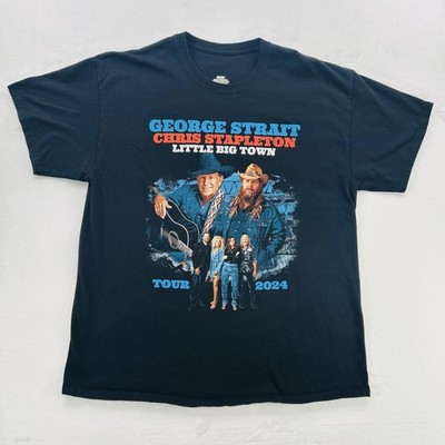 George Strait Chris Stapleton Little Big Town Shirt Mens Extra Large 2024 Tour
