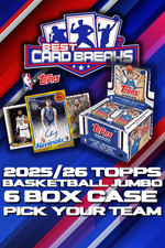 Washington Wizards 25/26 Topps Basketball Jumbo 6 Box Case PYT Break #1