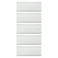 5Pack Nameplate Holder Suitable 3.2x9.4" Image for Office, Silver