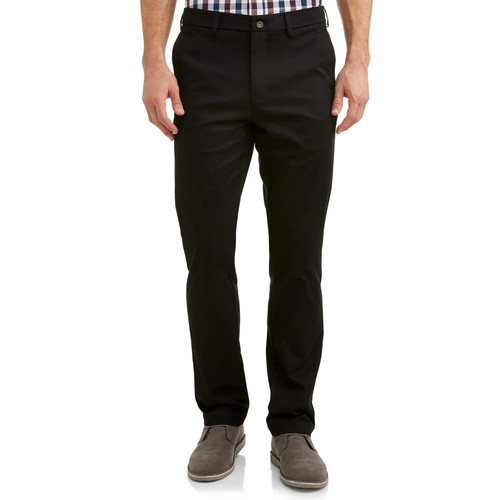 Pantalones George Para Hombre Premium Calce Recto Caqui 5 Bolsillos Negro Hollín Talla 44W X 30L - Imagen 2 de 9