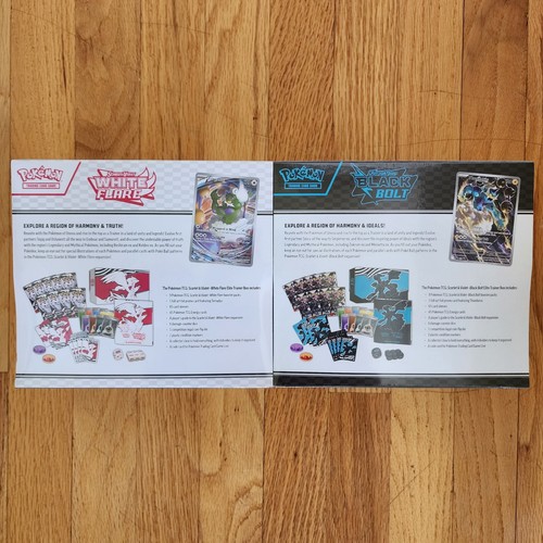 Pokémon TCG - Black Bolt & White Flare - Elite Trainer Box ETB Factory Sealed - Picture 2 of 2