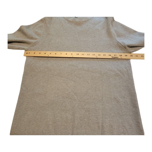 Forever 21 Dress Size Large Gray Sweater Mini Long Sleeve Crew Neck Minimalist - Picture 9 of 12