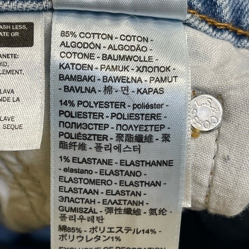 Rodeo Western Cowgirl Levis Wedgie Straight W25 L28 Ripped Denim Jeans Buttonfly - Bild 5 von 14