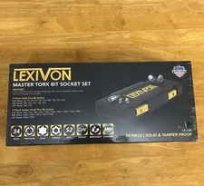 LEXIVON Master TORX Bit Socket Set,Premium S2 Alloy Stee Complete 34-Piece LX149