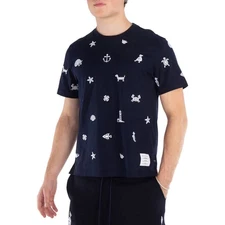 Thom Browne Men's Jersey Nautical Short Sleeve Tee