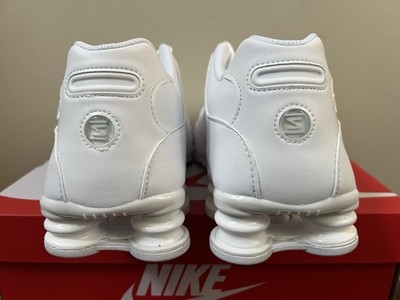 NIKE SHOXホワイト NIKE SHOX TL Metallic Silver White Mens Shoes CLEAN Size 8 AV3595