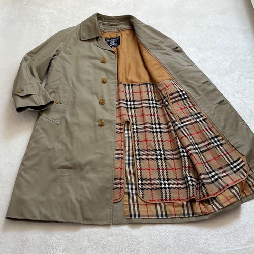 BURBERRY Vintage Wool Liner Trenchcoat Nova Check Khaki Herren Gr.165 aus Japan - Bild 1 von 24