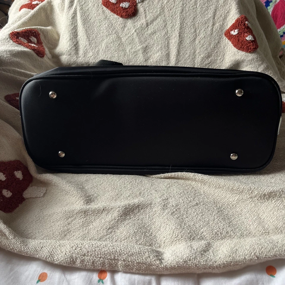 VERSACE PARFUMS Black & Silver Tote Bag / Shopper / Crossbody / Beach Bag - Image 3 of 4