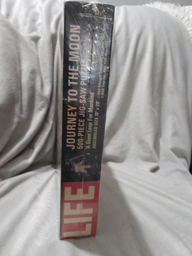 Vintage 1969 LIFE Magazine Special Jigsaw Puzzle Journey To The Moon New Sealed - Picture 7 of 9