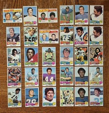 Football Sports Trading NFL Card 20 Card Lot 1975 Topps Old Vintage