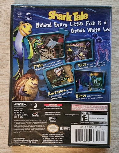 Shark Tale Nintendo GameCube Brand New Sealed - Picture 2 of 4