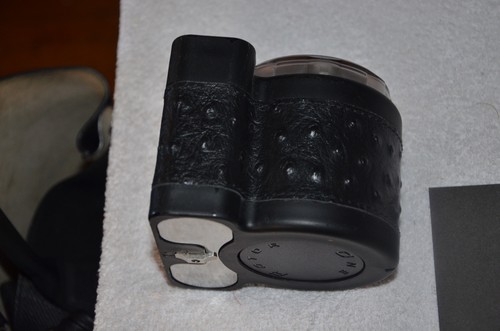 SCATOLA DEL TEMPO - Rotor One Black Leather Ostrich Watch Winder - UVP 999 $ - Bild 7 von 9