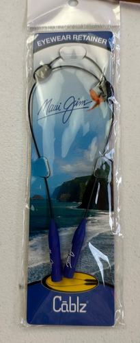 Gafas de sol Maui Jim Retainer Cablz talla única + bolso de compras azul reutilizable NUEVO - Imagen 2 de 13