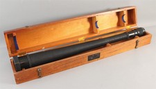 Antique 1942 U.S. Navy Nautical WWII Quartermaster Mark I Spyglass Telescope NR