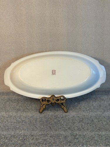 NORITAKE M 1920s Antique Porcelain Hand Painted Oval Celery/Relish Trays Japan - Picture 4 of 11