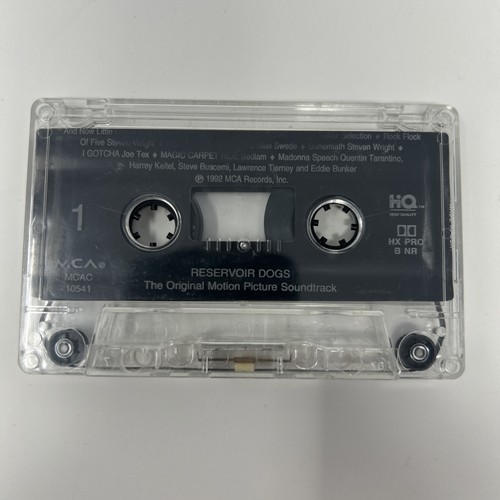 Reservoir Dogs Original Motion Picture Soundtrack Cassette Tape - 1992 MCA - Imagen 8 de 9