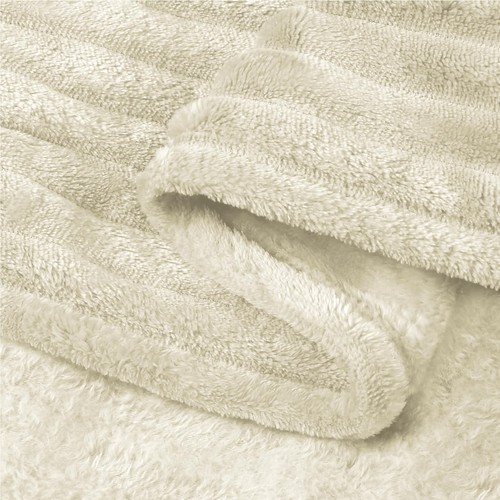 Fleece Überwurf Decke für Couch - 3D gerippter Jacquard weich und warm Deko... - Bild 5 von 9