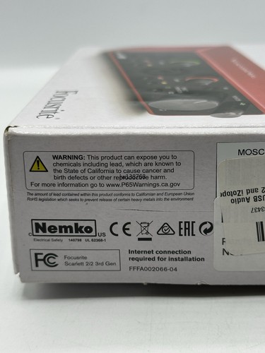 Focusrite Scarlett 2i2 3rd Gen 2 Channel USB Audio Interface - Picture 5 of 8