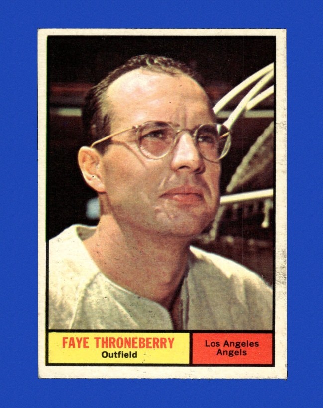 1961 Topps Set-Break #282 Faye Throneberry EX-EXMINT *GMCARDS*