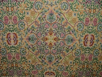 Tissu Tapisserie William Morris Rose Et Grenade Rideau Rembourrage 15 Mètres - Photo 1/4