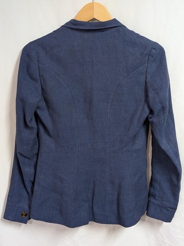RALPH LAUREN ETIQUETA NEGRA 100 % Lino Pierna Ancha Pantalones Traje Talla 4 Para Mujer Nuevo con Etiquetas - Imagen 2 de 24