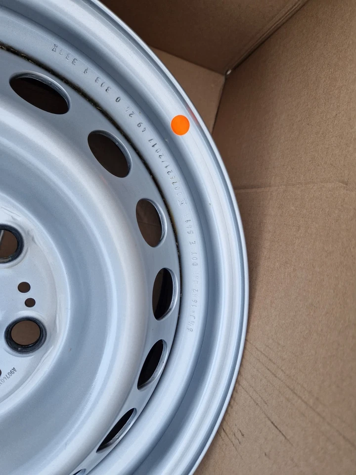 16" MERCEDES SPRINTER (2006-25) VW CRAFTER(2006-17) GENUINE STEEL WHEEL  - Image 3 of 3
