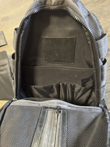 Killspencer Utility Backback in Black Military Canvas & Leather MSRP $1,200 - Picture 5 of 16