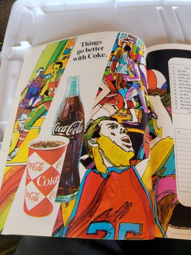1969 Indiana Pacers Program Signed By Indianapolis Mayor Richard Lugar ABA Rare - Picture 8 of 10