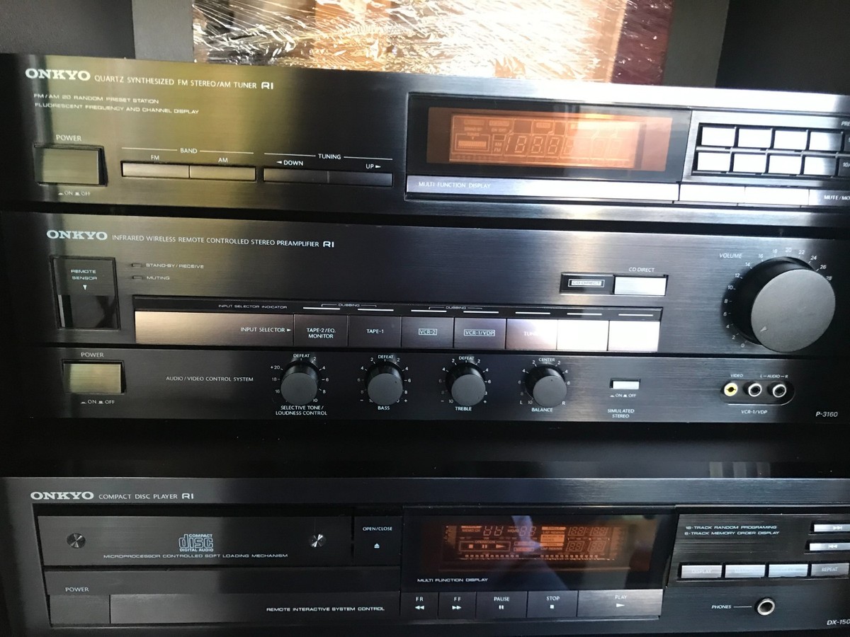 Onkyo T-4120 Quartz Synthesized Am/fm Stereo Tuner Japan R1