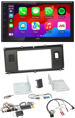 JVC Bluetooth 2DIN Lenkrad DAB USB Autoradio für Land Rover Evoque Blindstopfen - Bild 1 von 4
