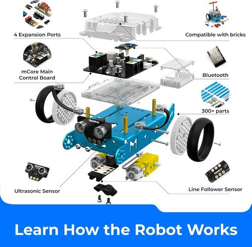 Makeblock mBot STEM Kit Robot Educativo Età 8+ - Foto 4 di 11