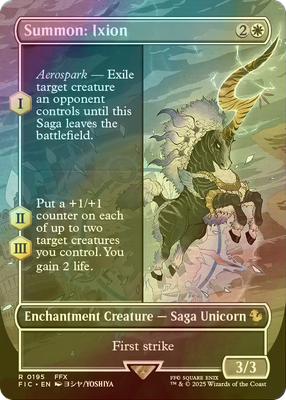 MTG FOIL Summon: Ixion (Full Art ) English | eBay