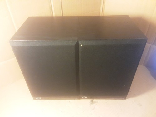 JPW Mini Monitor Altoparlanti da Libreria in Legno Nero con Griglie, Cablati, MADE IN INGLESE - Foto 5 di 13