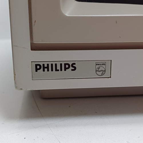 Philips BM7513 Monochrome CRT Computer Monitor 80 *** POWERS ON, UNTESTED - Afbeelding 4 van 15