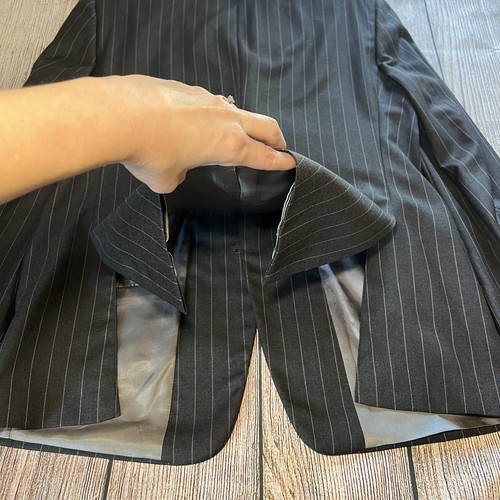 Giacca tuta uomo Lauren Ralph Lauren Super 110s grigio gessato 42R e pantaloni 35x32 - Foto 5 di 16