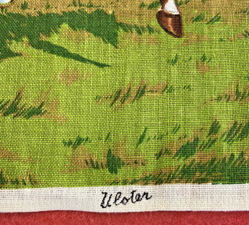 Vintage Ulster Linen Tea Towel w Horses Pattern Kitchen Dish Toowoomba Art Gift - Picture 10 of 16