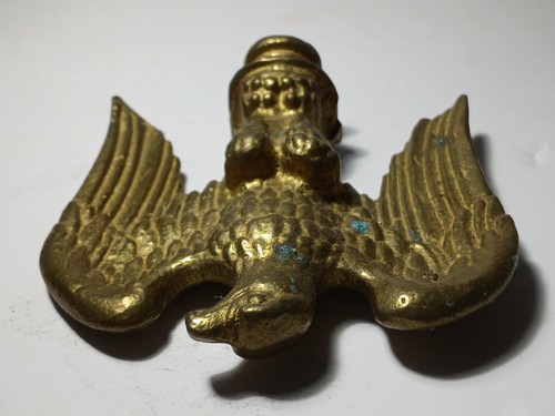 Large 4 Inch Brass Eagle Finial For Fire or Police Gamewell Call Box 4"x4" - Picture 12 of 21